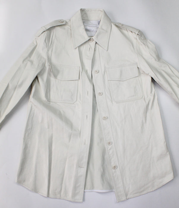 Helmut Lang Glaze1 leather shirt size M