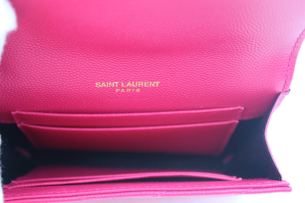 SAINT LAURENT WALLET PINK