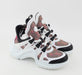 LOUIS VUITTON MONOGRAM POP PRINT ARCHLIGHT SNEAKERS SIZE 38 - LuxurySnob