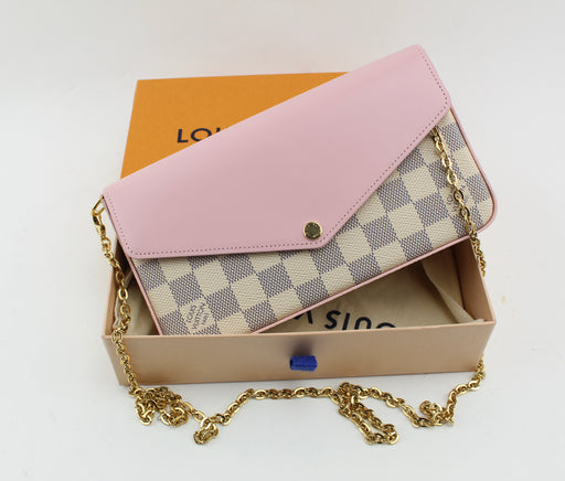 LOUIS VUITTON POUCHETTE FELICIE AZUR PINK - LuxurySnob