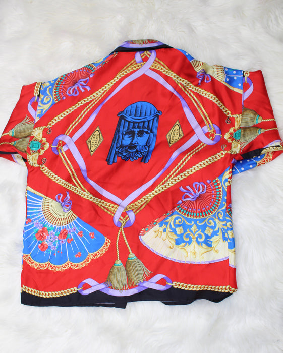 VERSACE WOMEN'S BAROQUE SHIRT SIZE 40/ US 6