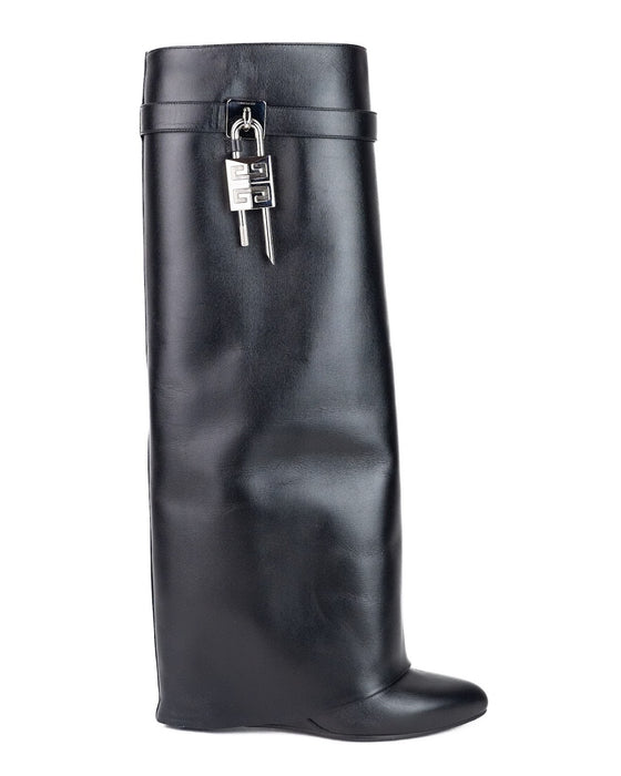 Givenchy Shark Lock Pant Boots in Leather