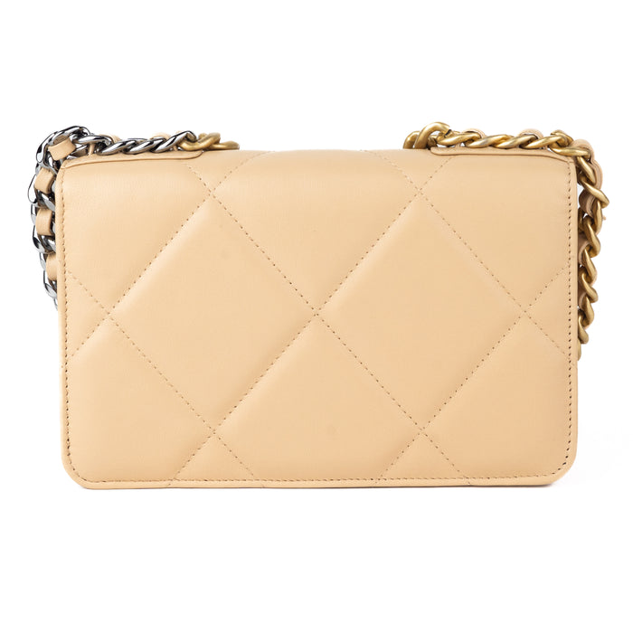 Chanel Wallet on Chain in Nude
