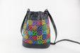GUCCI BLACK PSYCHEDELIC BUCKET BAG BLACK