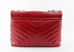 SAINT LAURENT MEDIUM LOULOU BAG RED