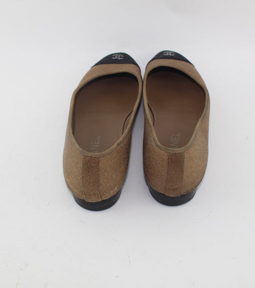 CHANEL BALLERINA FLATS SIZE 39.5 - LuxurySnob