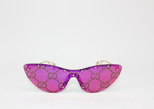 Gucci Cat-eye Mask Sunglasses