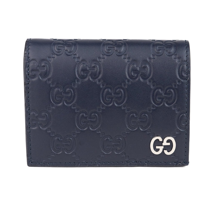 Gucci GG Signature Wallet Navy