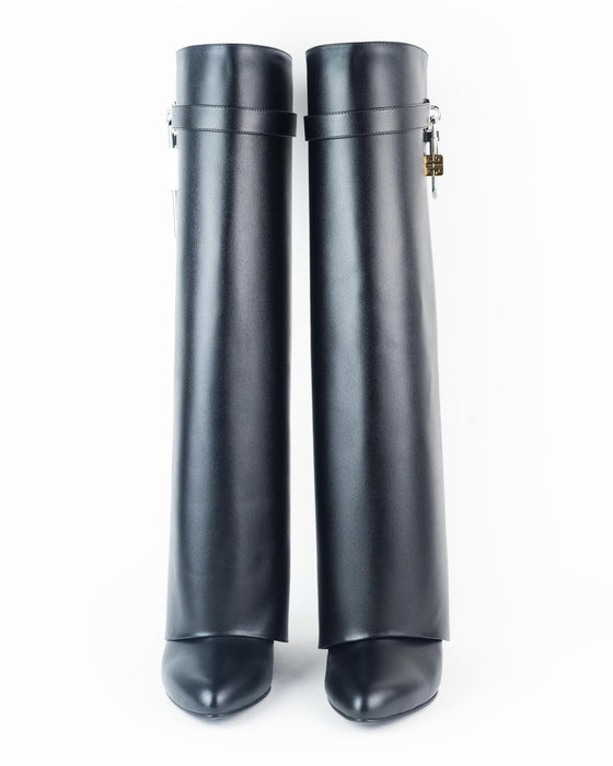 Givenchy Shark Lock Pant Boots in Leather