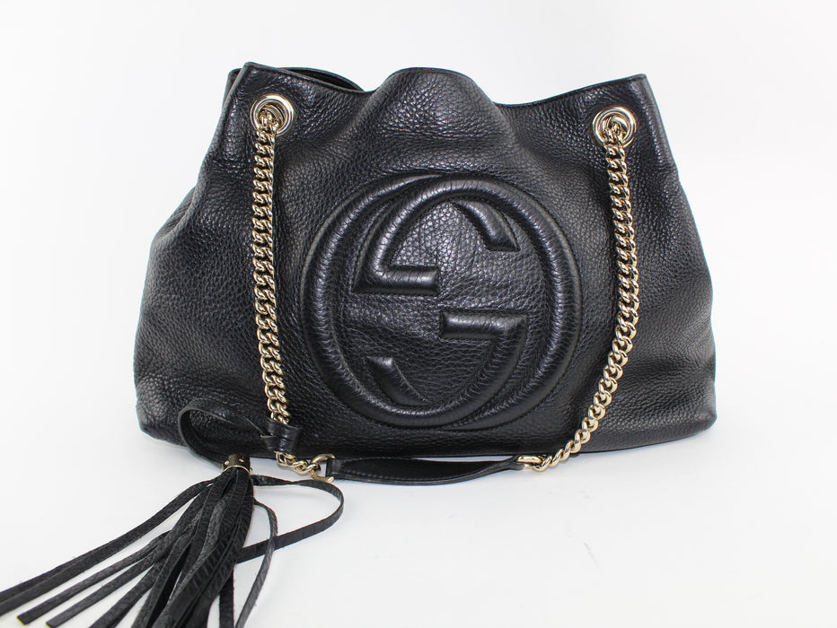 GUCCI SOHO LEATHER HOBO BAG