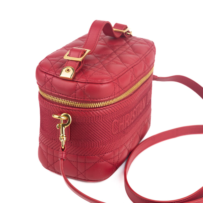 Dior Cannage Lambskin Vanity Case