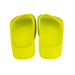 Balenciaga Chuncky Pool Slides in Acid Lime