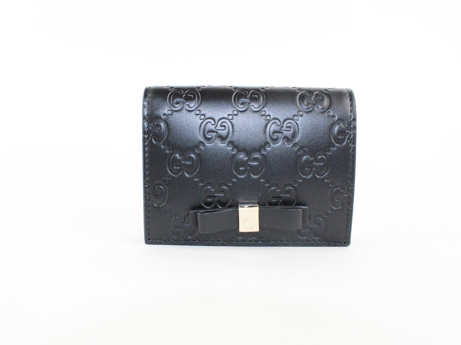Gucci Guccissima Bow wallet