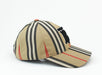 Burberry Monogram Motif Icon Stripe Cotton Baseball Cap