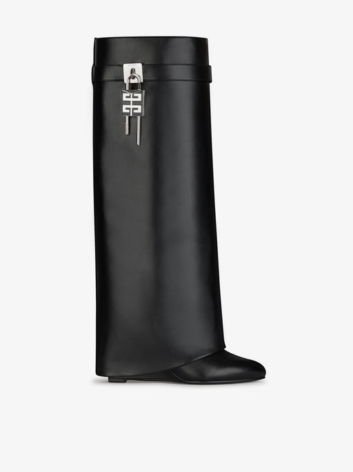 Givenchy Shark Lock Pant Boots in Leather