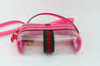 GUCCI MINI OPHIDIA TRANSPARENT PINK CROSSBODY BAG