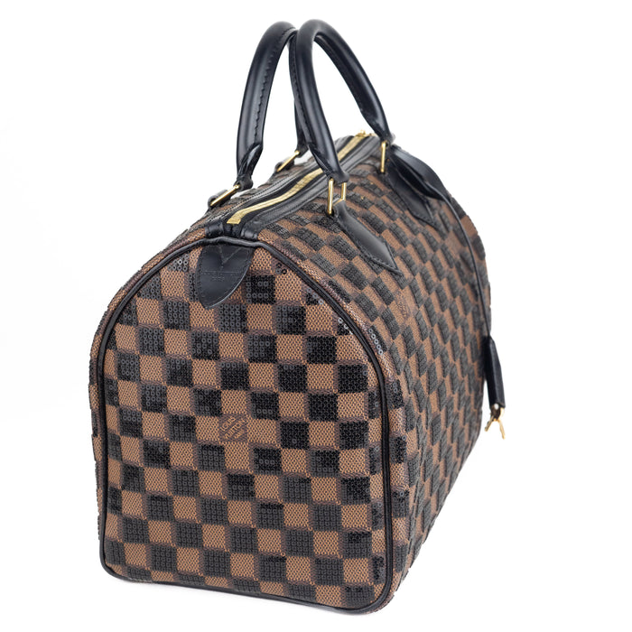 Louis Vuitton Speedy 30 Damier  Paillettes Sequin Bag Limited Edition