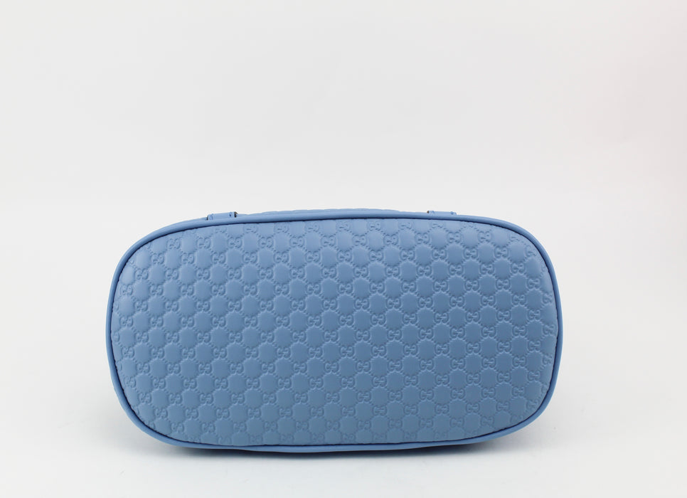 Gucci Micro Guccissima mini Dome bag blue