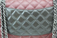 Chanel Lambskin Tricolor Double Flap Jumbo Bag