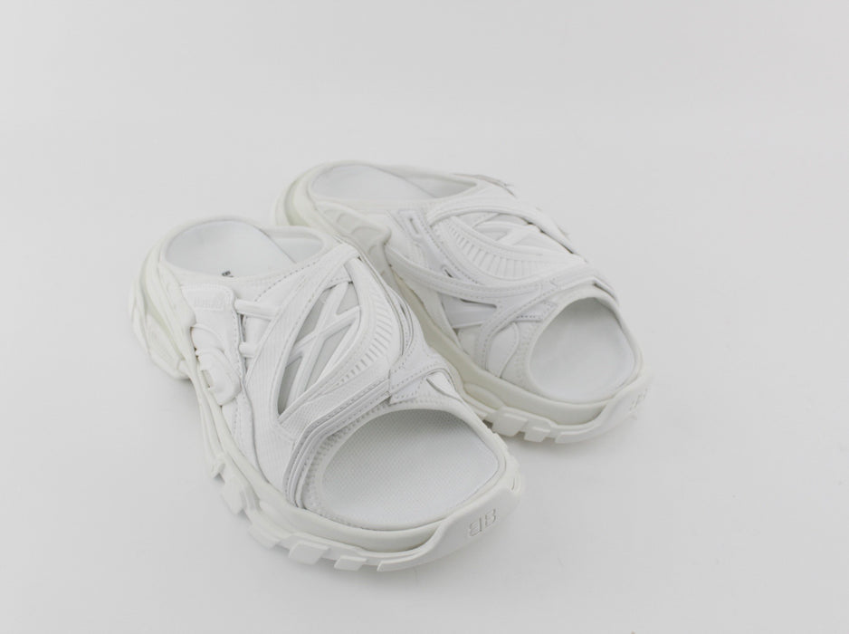 BALENCIAGA TRACK MESH INSET SLIDES