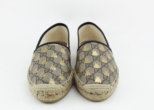 Gucci GG Supreme Bee Espadrilles