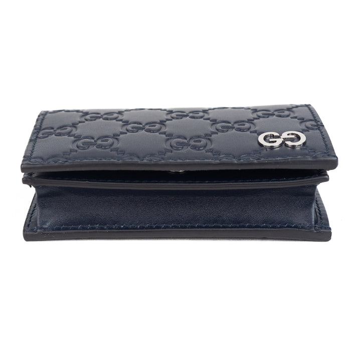 Gucci GG Signature Wallet Navy