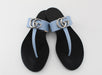 GUCCI LEATHER THONG SANDAL WITH DOUBLE G