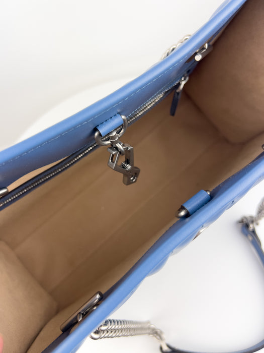 Gucci GG Marmont medium tote blue