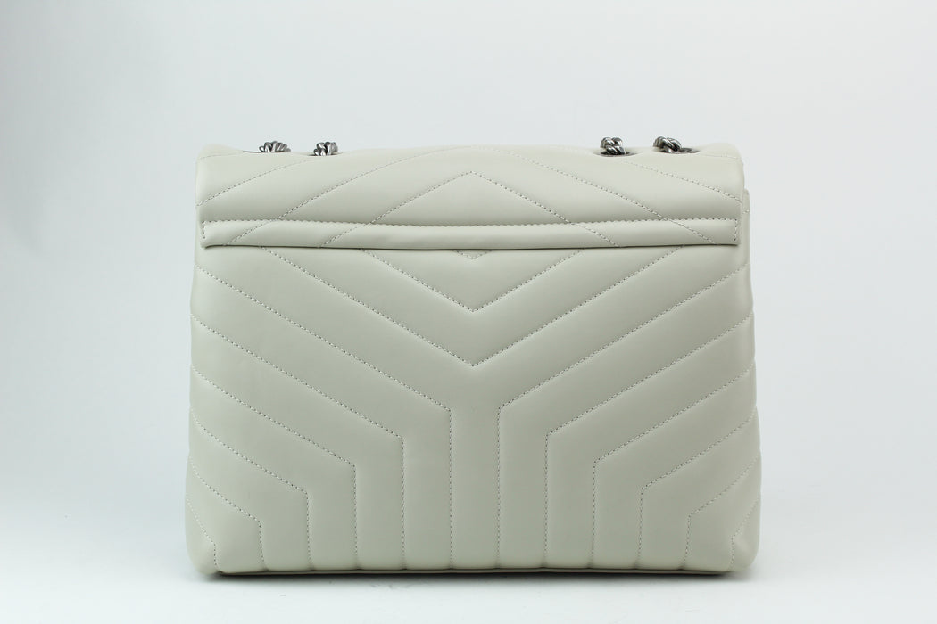 Saint Laurent Medium Loulou  Bag off white