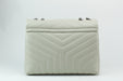 Saint Laurent Medium Loulou  Bag off white