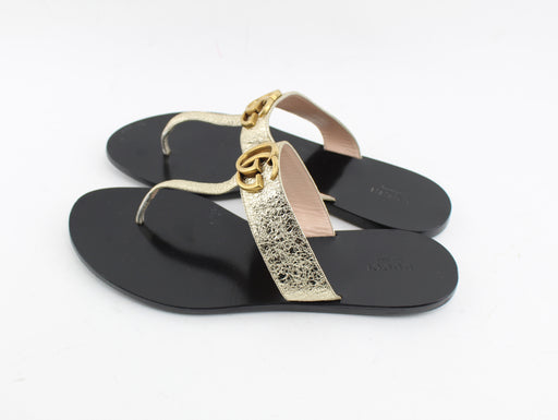 GUCCI LEATHER THONG SANDAL SIZE 41 - LuxurySnob