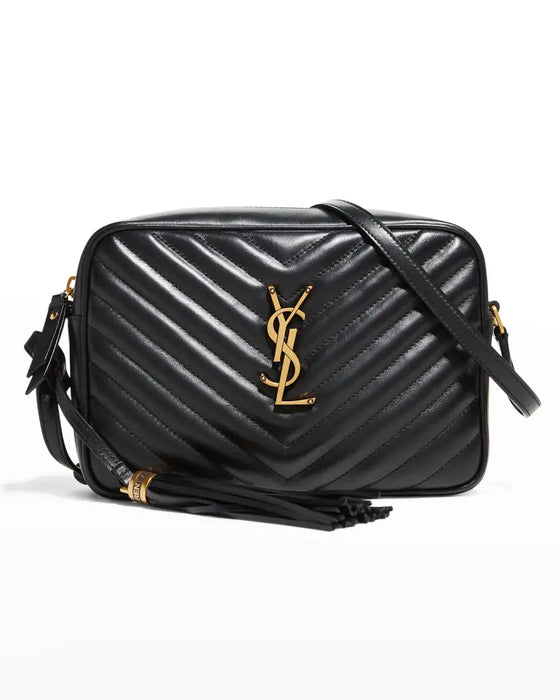 Saint Laurent Lou Camera Bag in quilted leather