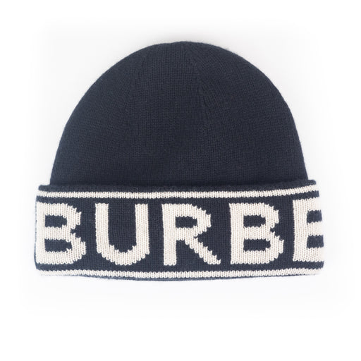 Burberry Logo Intarsia Cashmere Beanie black