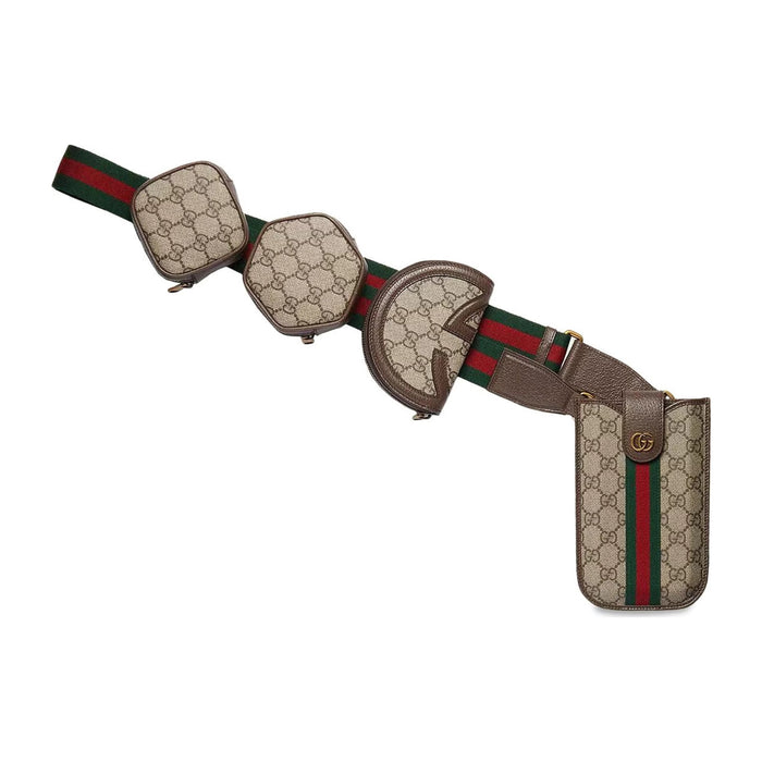 Gucci Ophidia Multiway Mini Bags In Beige