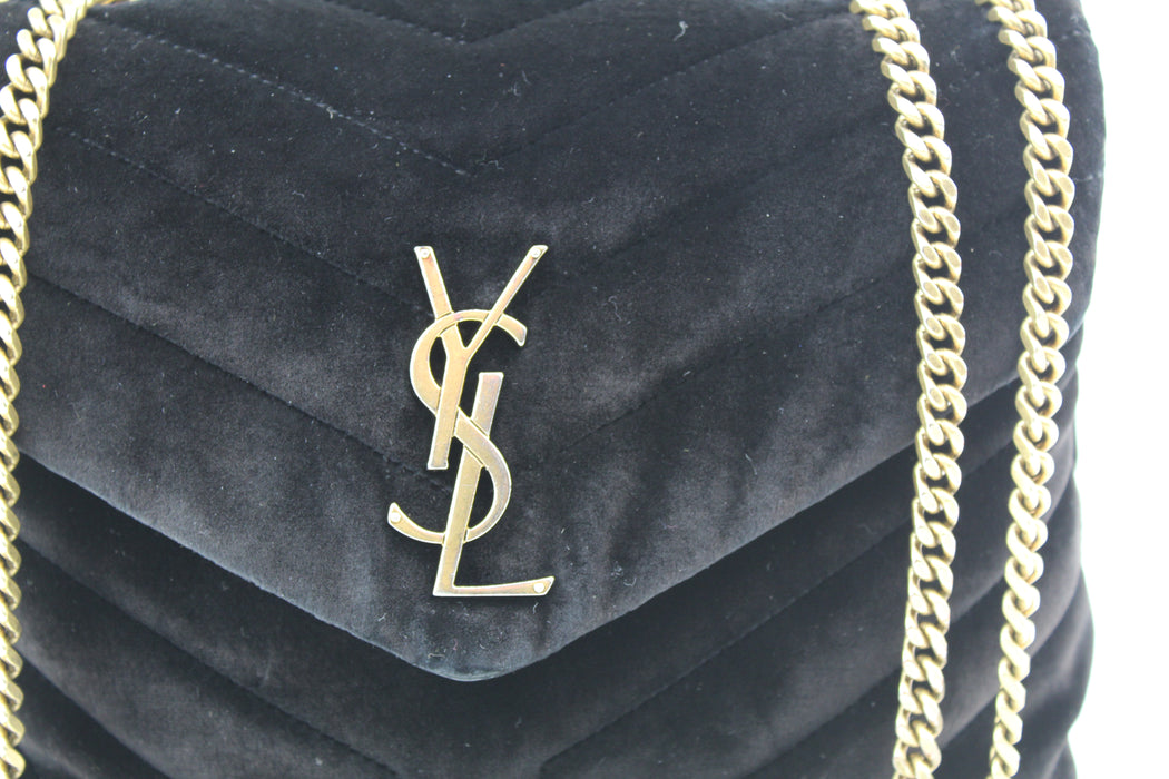 Saint Laurent Small Velvet Loulou