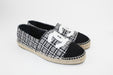 Chanel Espadrille Tweed black