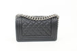 CHANEL SMALL CAVIAR BOY BAG BLACK