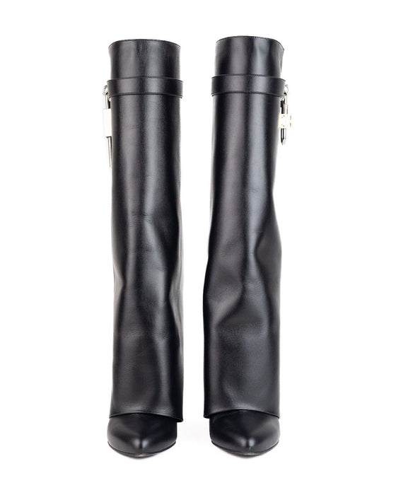 Givenchy Shark Lock Pant Boots in Leather