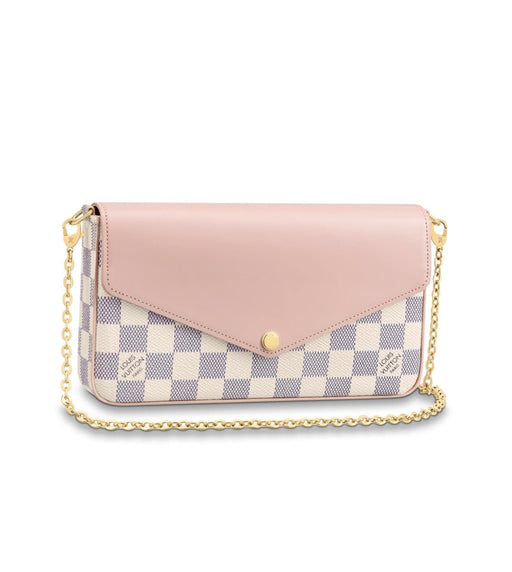 LOUIS VUITTON POUCHETTE FELICIE AZUR PINK - LuxurySnob