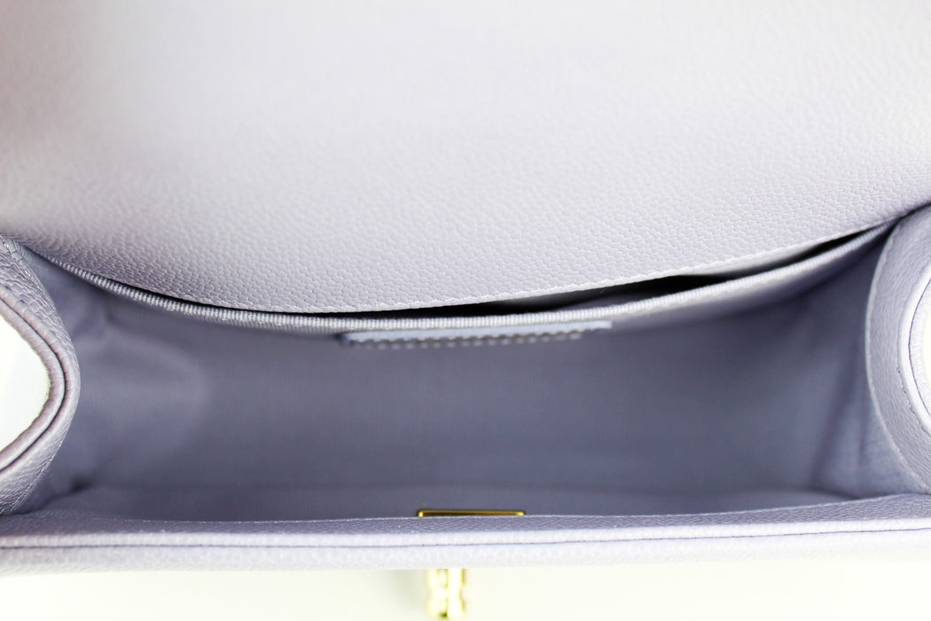 Chanel Small Caviar Boy bag lavender