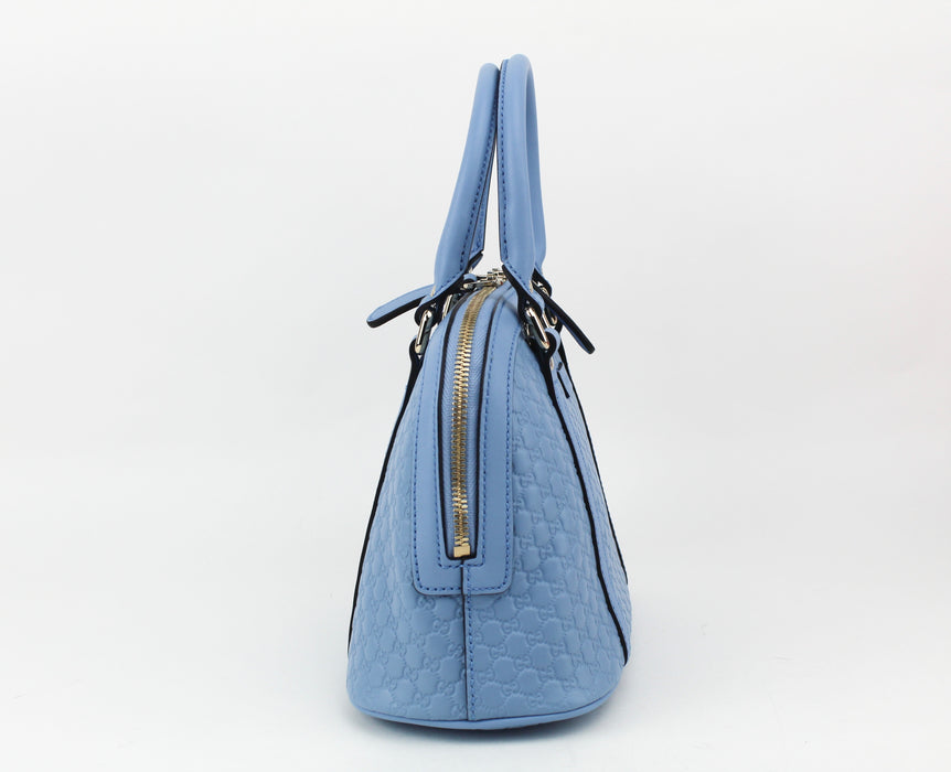 Gucci Micro Guccissima mini Dome bag blue