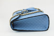 Gucci Emily Guccissima Medium Shoulder bag blue