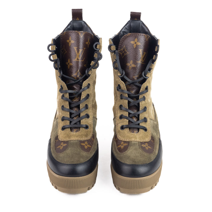 Louis Vuitton Laureate Platform dessert boots
