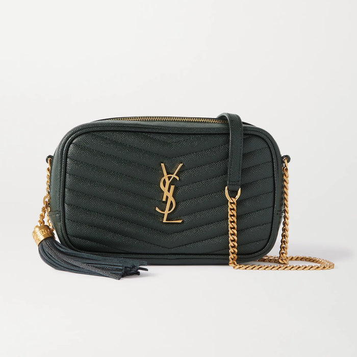 Saint laurent Mini Lou Quilted Leather Crossbody Bag