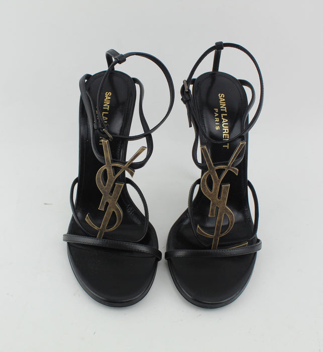 YSL CASSANDRA SANDALS SIZE 37 - LuxurySnob