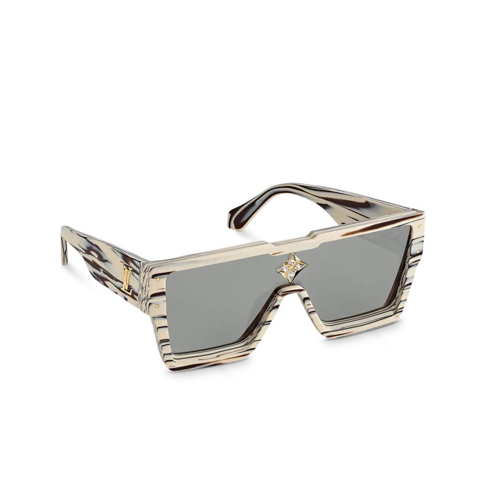 Louis Vuitton Cyclone Sunglasses in Beige