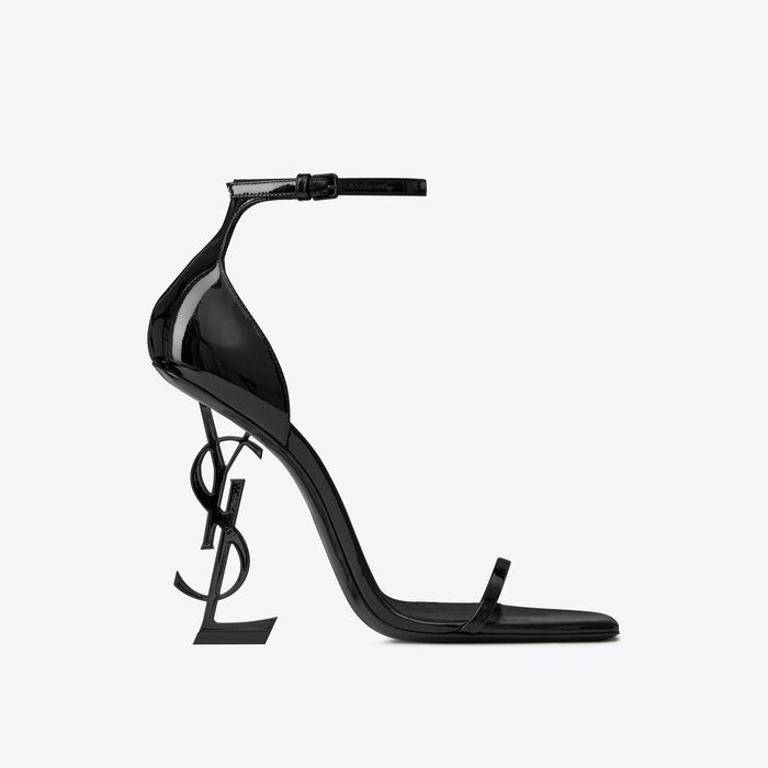 Saint Laurent Opyum Sandals in Patent Leather