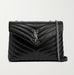 SAINT LAURENT MEDIUM LOULOU BAG BLACK