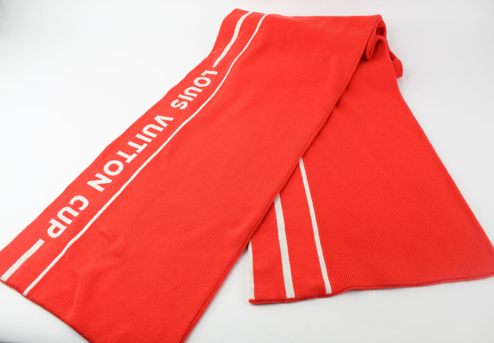 Louis Vuitton Cotton Cashmere Cup Scarf Orange