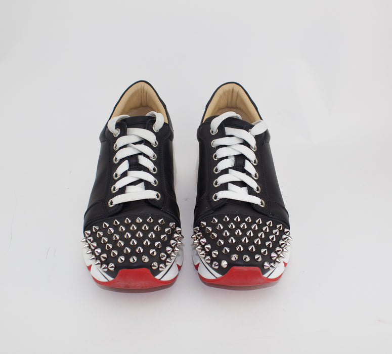 CHRISTIAN LOUBOUTIN VRS 2018 BLACK/SILVER CALF
